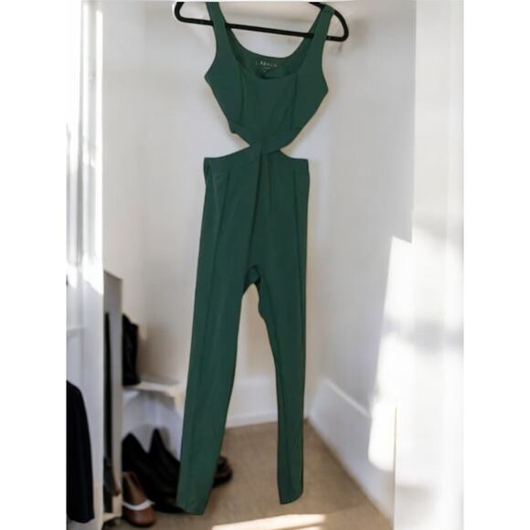 NWT - L*Space Cypress Green Activewear Recreation Jumpsuit Size: S - Picture 4 of 8